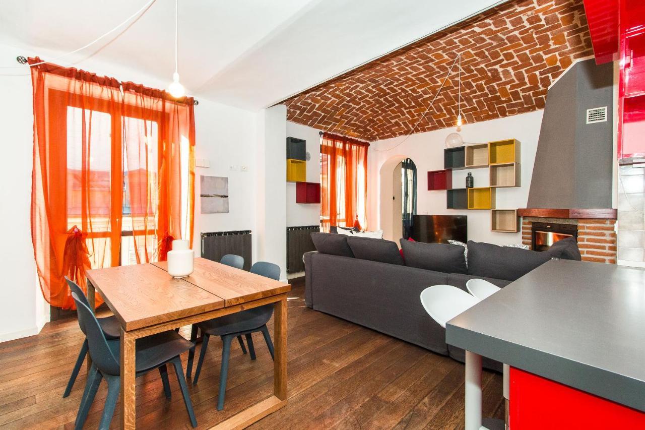 Colorful Statuto Square Design Apart Apartman Torino Kültér fotó